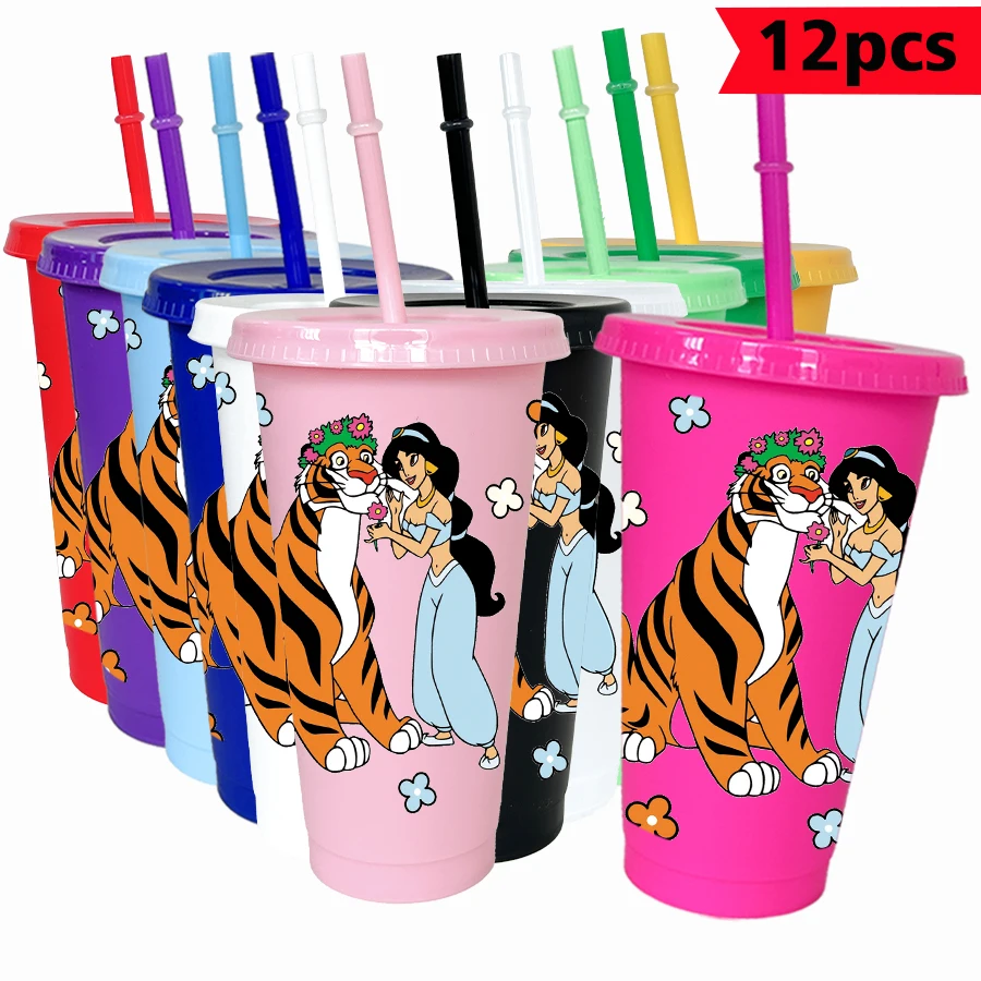 12pcs/pack Disney Princess Jasmine Tiger 26oz Multicolor Plastic Water Cup Party Drinkware Birthday/Back to School Gift
12pcs/pack Disney Princess Jasmine Tiger 26oz Multicolor Plastic Water Cup Party Drinkware Birthday/Back to School Gift