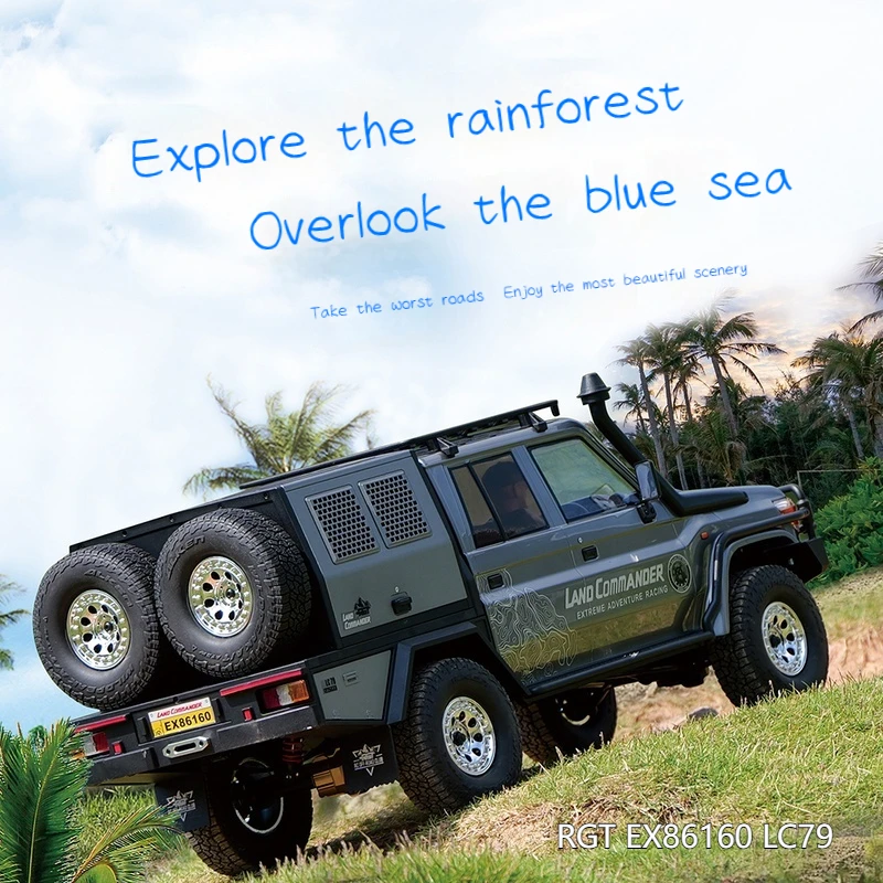RGT Ex86160 LC79 Проводник 1/10 Электрический альпинистский автомобиль с дистанционным управлением Внедорожник Двухскоростной дифференциальный замок Набор игрушек
RGT Ex86160 LC79 Проводник 1/10 Электрический альпинистский автомобиль с дистанционным управлением Внедорожник Двухскоростной дифференциальный замок Набор игрушек