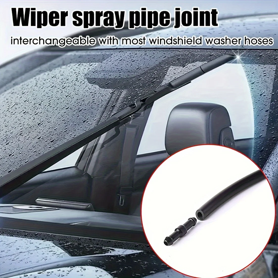 30 Pcs 4mm Car Windshield Washer Hose Connectors Insulating Vacuum Adapters for Fluid Connection
30 Pcs 4mm Car Windshield Washer Hose Connectors Insulating Vacuum Adapters for Fluid Connection
