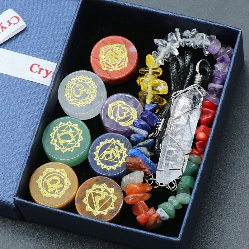 Natural Stone Elegant 7 Chakra Healing Stones & Quartz Bracelet Set Craft Stone Ornament Perfect for Decor, Harmony & Gifts Urn
Natural Stone Elegant 7 Chakra Healing Stones & Quartz Bracelet Set Craft Stone Ornament Perfect for Decor, Harmony & Gifts Urn
