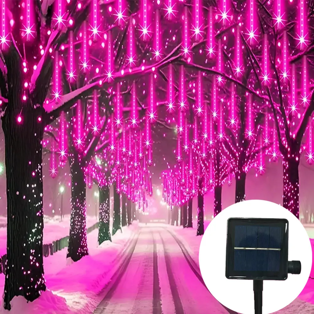 Уличная светодиодная гирлянда на солнечных батареях «Метеоритный дождь», имитирующая падающие капли, 30/50 см, для свадеб, декораций на День святого Валентина и Рамадан
Уличная светодиодная гирлянда на солнечных батареях «Метеоритный дождь», имитирующая падающие капли, 30/50 см, для свадеб, декораций на День святого Валентина и Рамадан