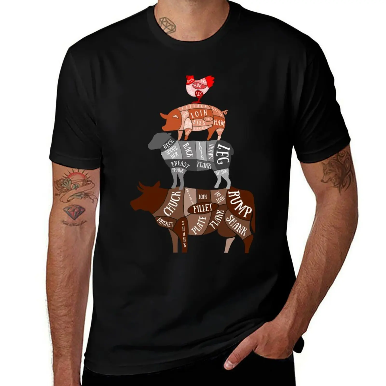 Butcher Meat Cuts Diagram, Butcher, Chef, Sous Chef, Line Cook, Kitchen, Cook T-Shirt Work Wear Breathable Tee
Butcher Meat Cuts Diagram, Butcher, Chef, Sous Chef, Line Cook, Kitchen, Cook T-Shirt Work Wear Breathable Tee