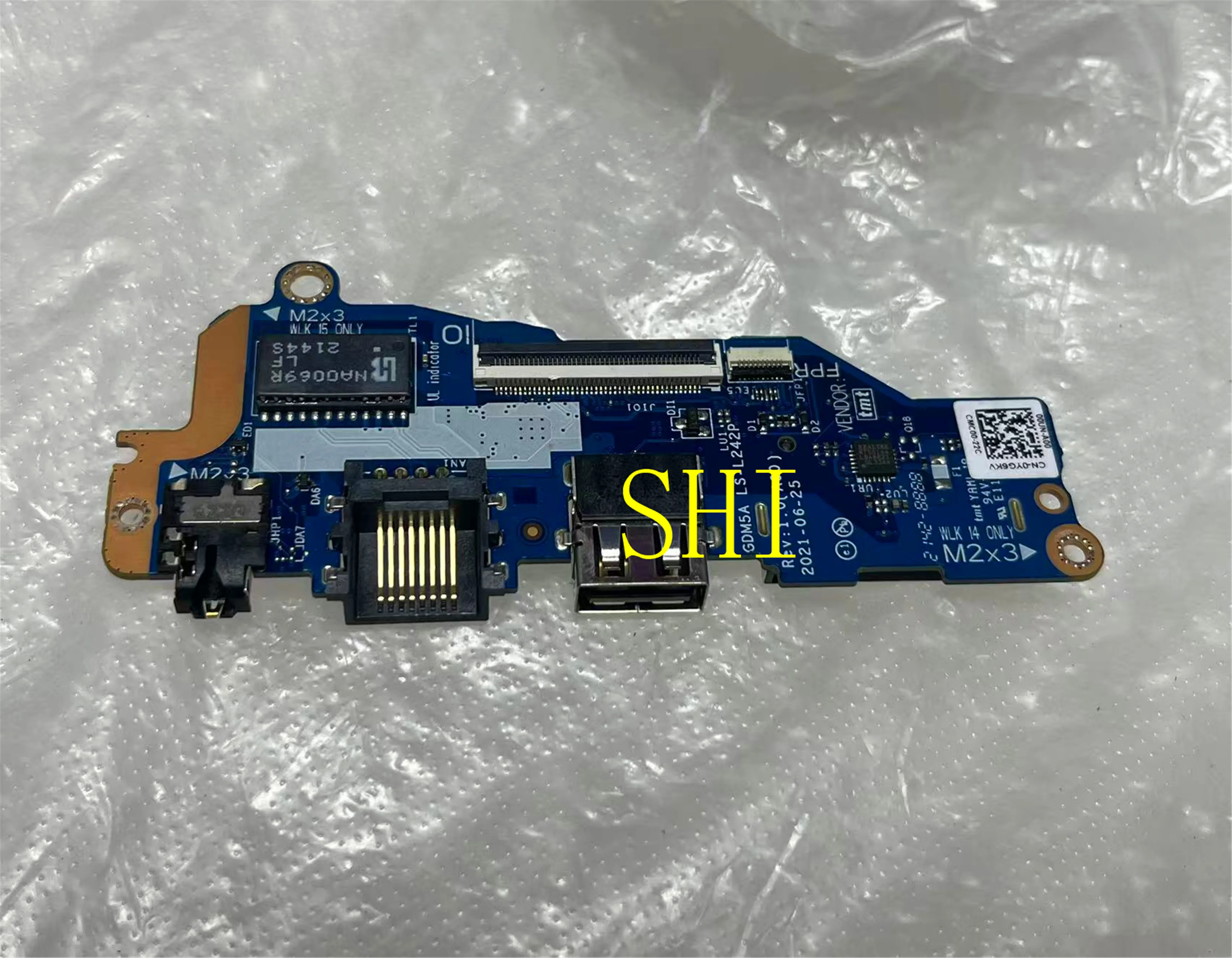 LS-L242P For Dell Vostro 3510 3515 Laptop Power Button USB Port Audio WLAN IO Board GDM5A 0JHRGC 0YG6KV Free shipping
LS-L242P For Dell Vostro 3510 3515 Laptop Power Button USB Port Audio WLAN IO Board GDM5A 0JHRGC 0YG6KV Free shipping