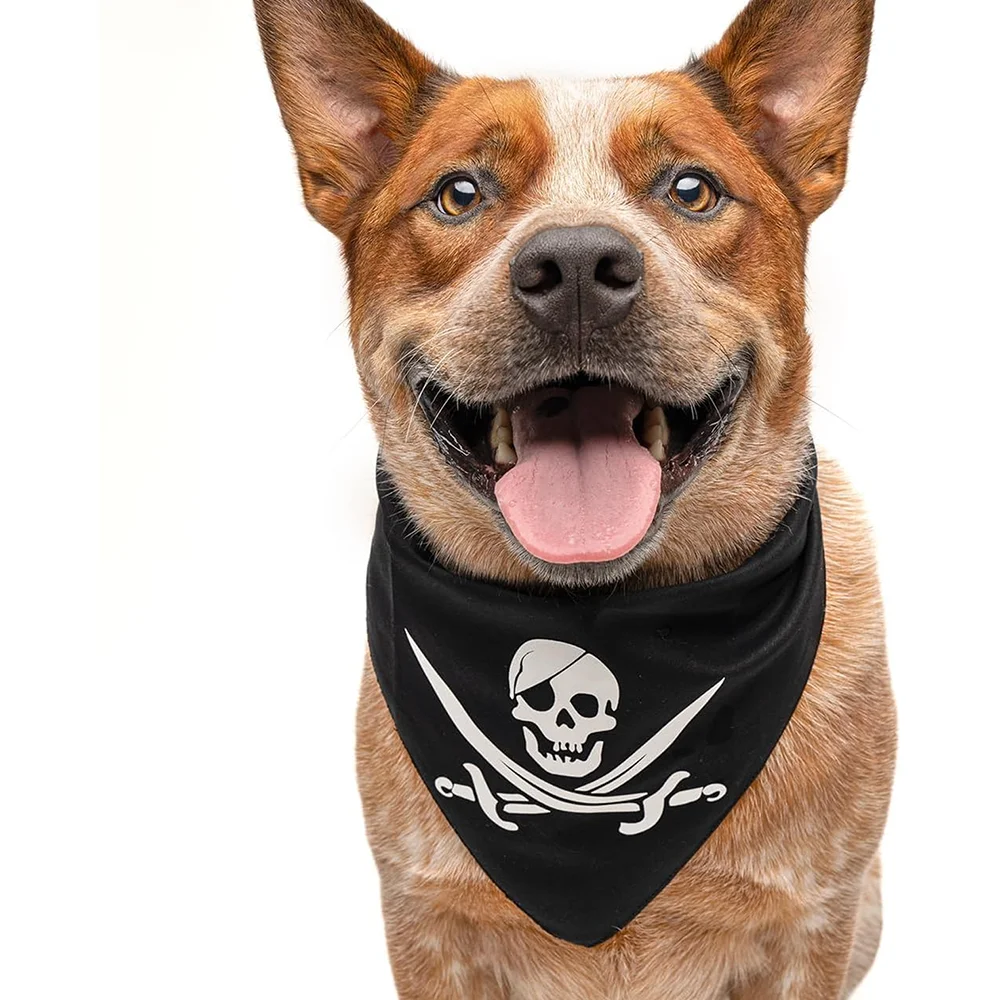 Black Pirate Skull Flag Dog Bandana Triangle Halloween Costume Skeleton Monster Pumkin Face Parade Party Supplies Trick or Treat
Black Pirate Skull Flag Dog Bandana Triangle Halloween Costume Skeleton Monster Pumkin Face Parade Party Supplies Trick or Treat