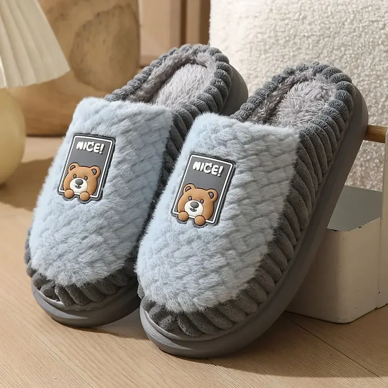 2025 New Furry Cotton Slippers for Men Winter Indoor Home Couple Thick Bottom Warm Home Plush Slippers 44-45 Size
2025 New Furry Cotton Slippers for Men Winter Indoor Home Couple Thick Bottom Warm Home Plush Slippers 44-45 Size