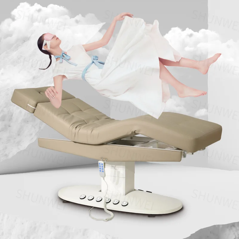 With foot control,environmentally friendly advanced electric lifting bed, multi-functional spa health treatment and salon bed
With foot control,environmentally friendly advanced electric lifting bed, multi-functional spa health treatment and salon bed