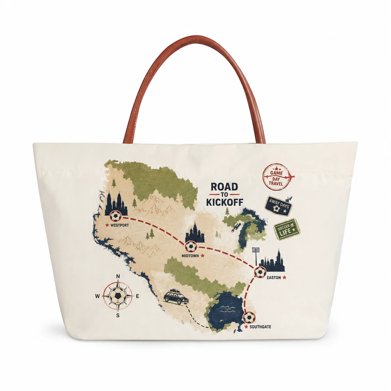 Canvas Tote Bag Soccer Fans Unisex Football Retro Map Graphic Travel Shoulder Bag Large Capacity Fan Gift Shopper Bag
Canvas Tote Bag Soccer Fans Unisex Football Retro Map Graphic Travel Shoulder Bag Large Capacity Fan Gift Shopper Bag