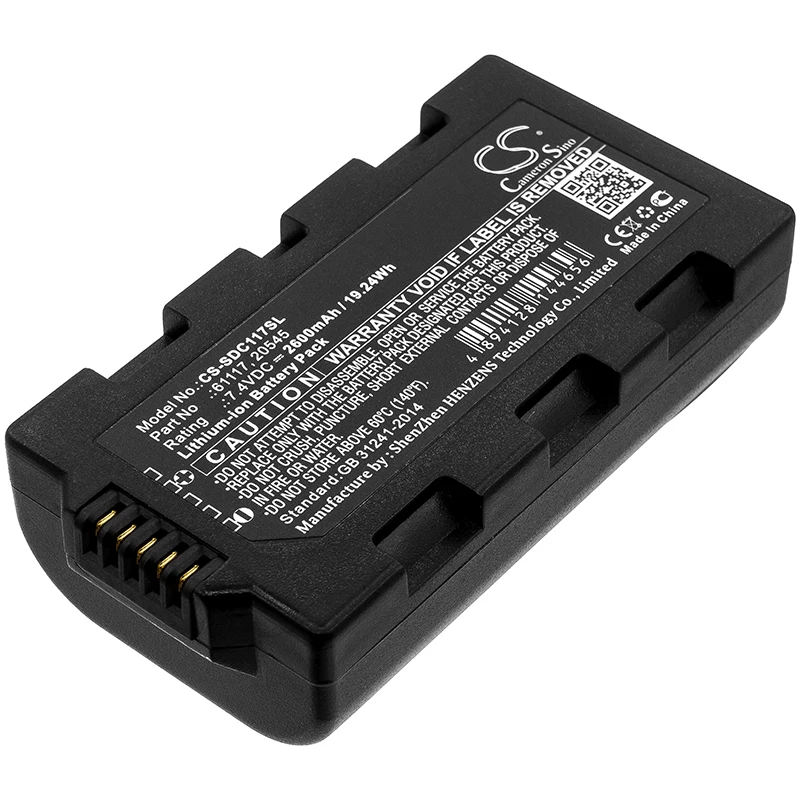 Battery for Juniper Mesa Field, Topcon Tesla PN: 20545, 61117 2600mAh / 19.24Wh
Battery for Juniper Mesa Field, Topcon Tesla PN: 20545, 61117 2600mAh / 19.24Wh