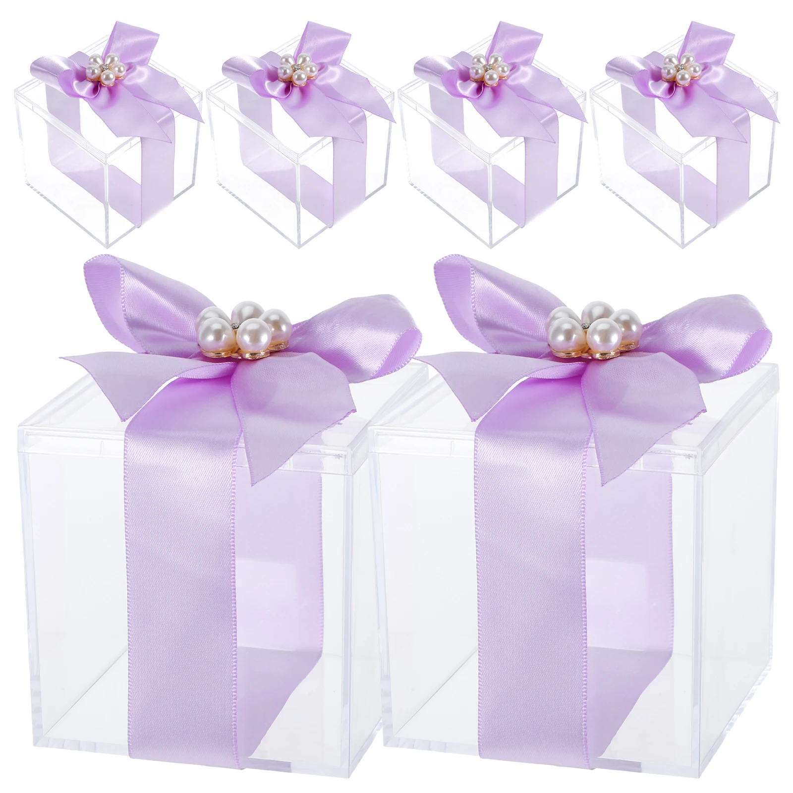6pcs Wedding Candy Box European Style Transparent Gift Boxes for Guests Bow Decoration Party Favor Treat Boxes Square Package
6pcs Wedding Candy Box European Style Transparent Gift Boxes for Guests Bow Decoration Party Favor Treat Boxes Square Package