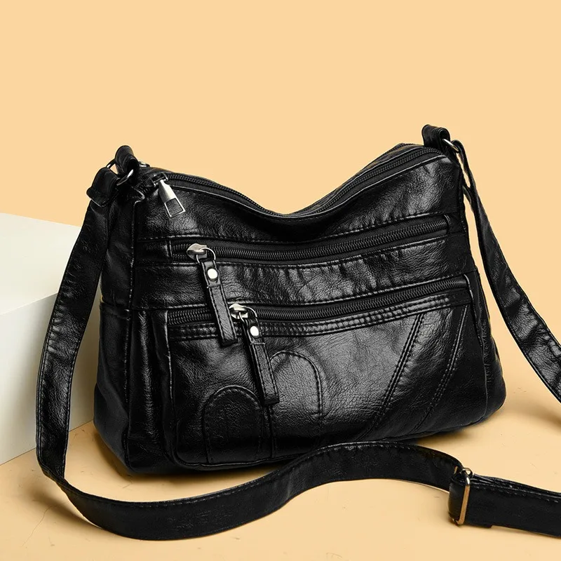 2025 New Women's Bag Middle-aged Mom Shoulder Bag Crossbody Fashion Multi-layer Soft Leather Ladies Bag Wholesale
2025 New Women's Bag Middle-aged Mom Shoulder Bag Crossbody Fashion Multi-layer Soft Leather Ladies Bag Wholesale