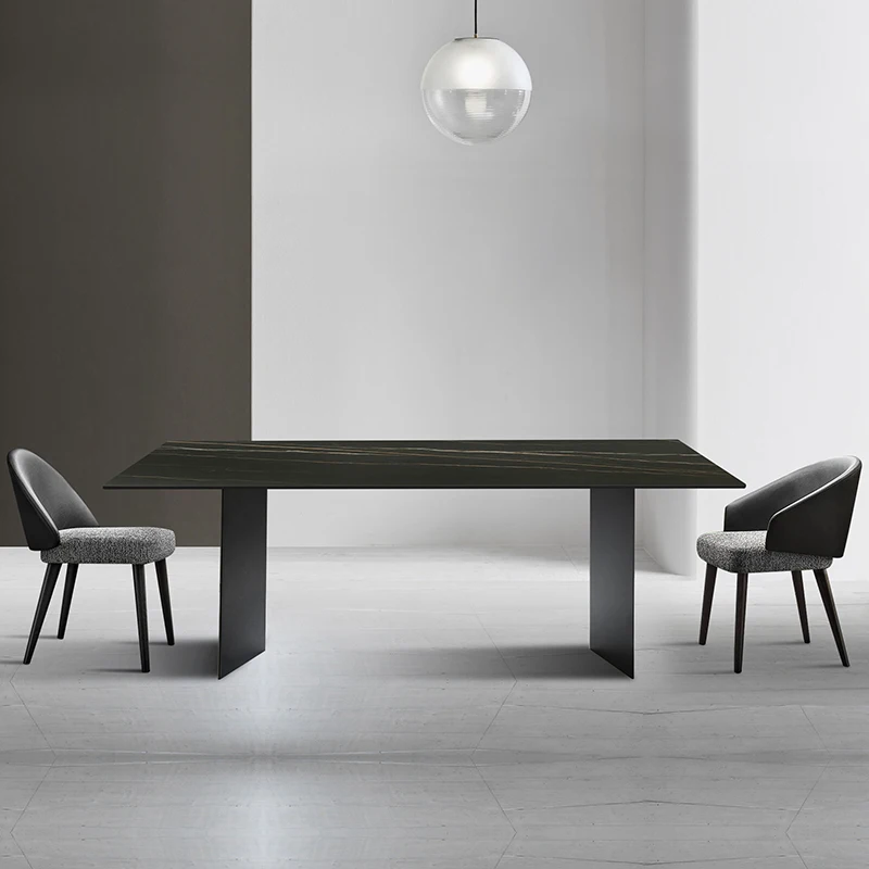 Rectangle Modern Dining Table Nordic Minimalist Heat Resistance Dining Table Vintage Industrial Muebles De Cocina Home Furniture
Rectangle Modern Dining Table Nordic Minimalist Heat Resistance Dining Table Vintage Industrial Muebles De Cocina Home Furniture