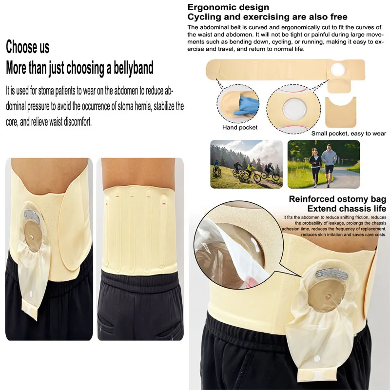 Дышащий пояс для стомы, брюшной пояс, медицинский бандаж для ухода за здоровьем, поддержка талии, портативный портативный пояс для предотвращения парастомальной грыжи
Дышащий пояс для стомы, брюшной пояс, медицинский бандаж для ухода за здоровьем, поддержка талии, портативный портативный пояс для предотвращения парастомальной грыжи