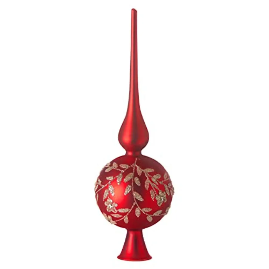 Glass Spherical Christmas Tree Topper Finial Christmas Ornaments with Carved Flowers Holiday Indoor Suitable for Home Party Dec
Glass Spherical Christmas Tree Topper Finial Christmas Ornaments with Carved Flowers Holiday Indoor Suitable for Home Party Dec