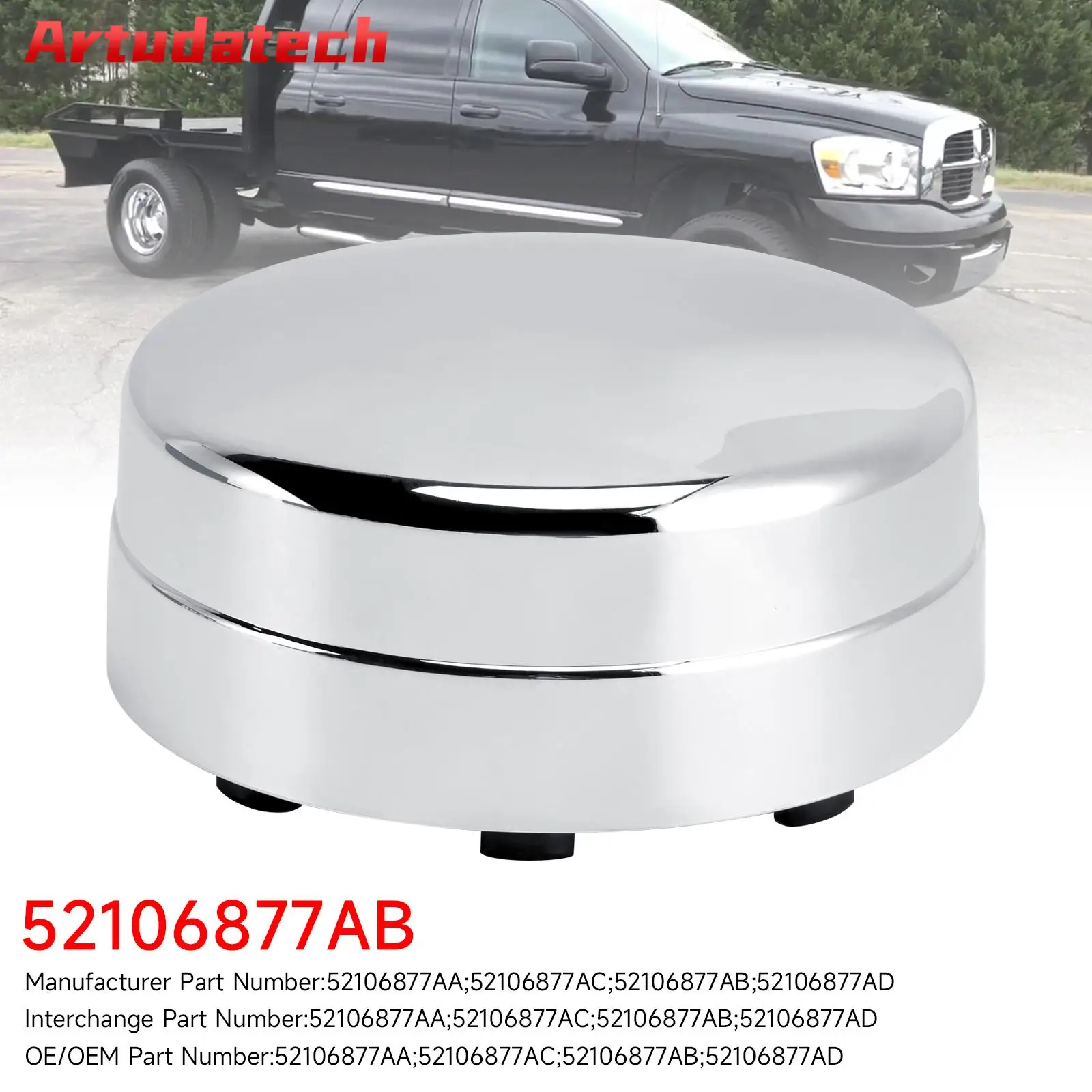 Artudatech Rear Center Hub Cap For Dodge Ram 3500 Pickup Dually 2003 - 2012 2013 2014 2015 2016 2017 2018 52106877AB
Artudatech Rear Center Hub Cap For Dodge Ram 3500 Pickup Dually 2003 - 2012 2013 2014 2015 2016 2017 2018 52106877AB