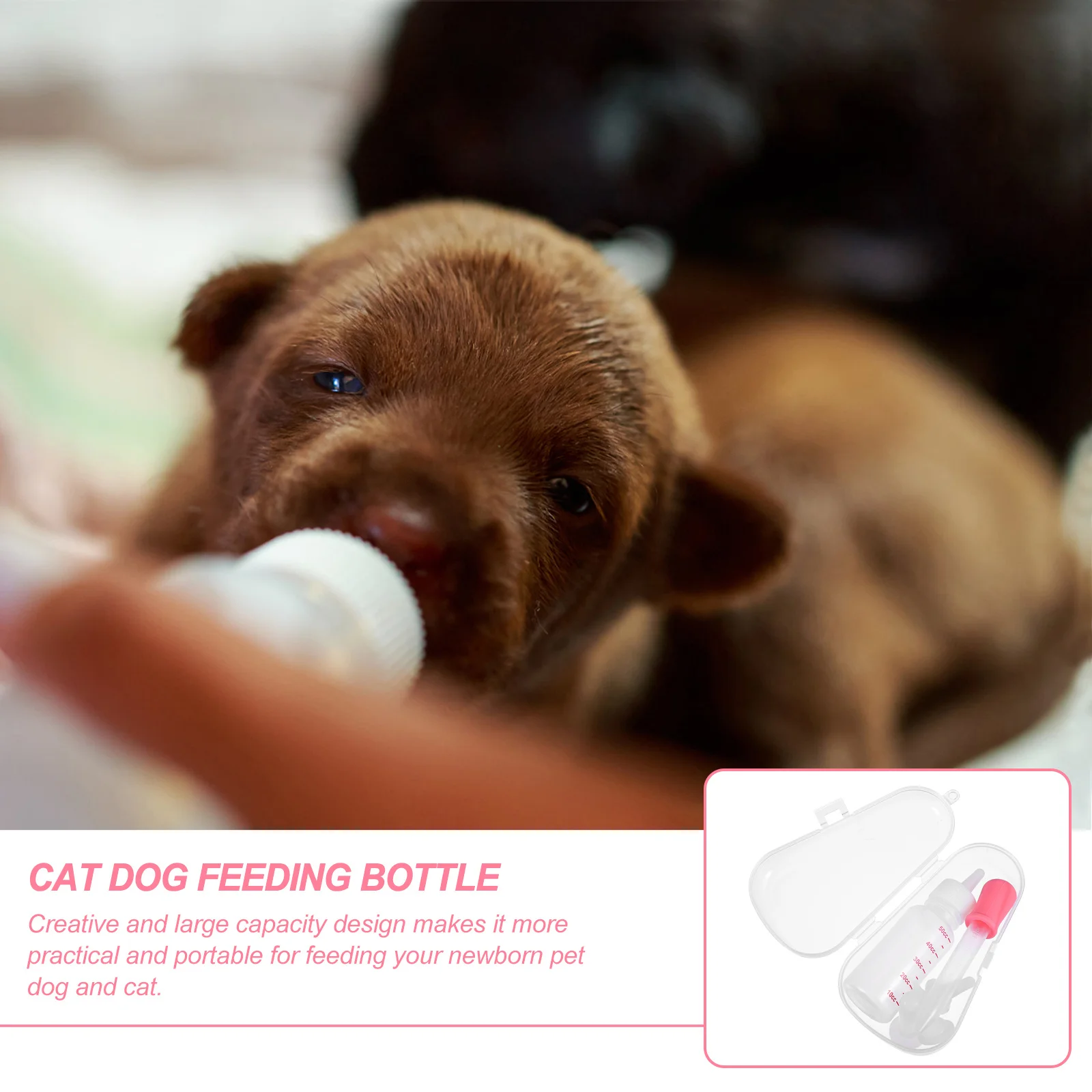 1 Set Pet Feeding Bottle Dropper Newborn Puppy Kitten Dispenser Tool Lightweight Nursing Supply For Cats
1 Set Pet Feeding Bottle Dropper Newborn Puppy Kitten Dispenser Tool Lightweight Nursing Supply For Cats