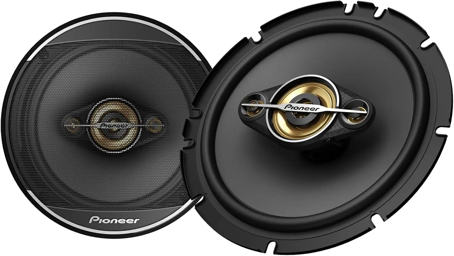 6.5" 4-Way Car Speakers Pair - 350W Max, Balanced Sound with Enhanced Bass, Easy Installation Adaptors Included
6.5" 4-Way Car Speakers Pair - 350W Max, Balanced Sound with Enhanced Bass, Easy Installation Adaptors Included