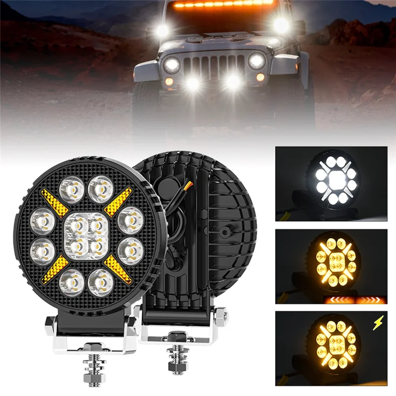 4 Inch Car LED Work Lights Round Day Running Lights For Truck ATV UTV SUV Motorcycle Cart Trailer Boat
4 Inch Car LED Work Lights Round Day Running Lights For Truck ATV UTV SUV Motorcycle Cart Trailer Boat