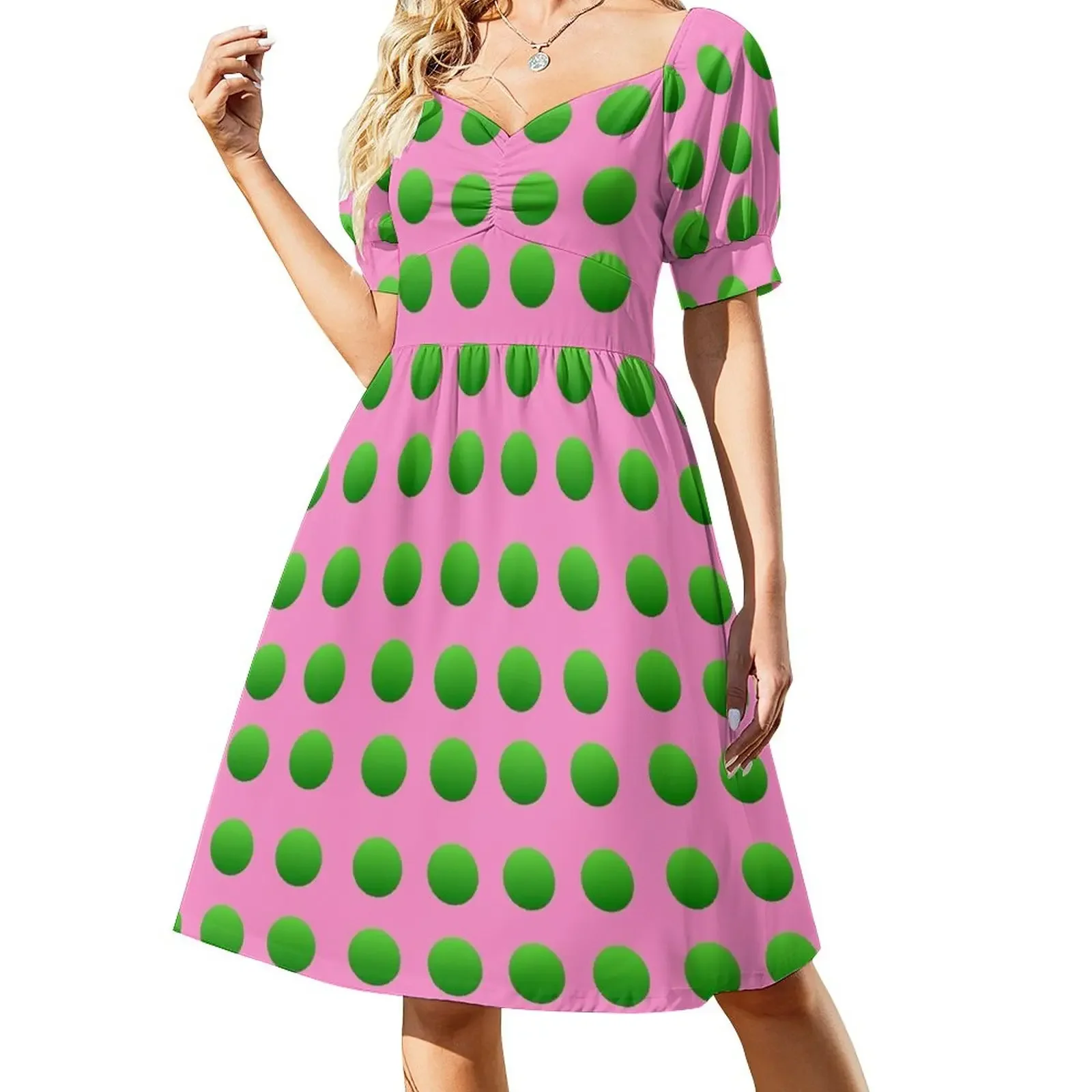 Polkadots Pink & Green Mask, Fashions & Products Short-Sleeved Dress elegant women's dresses sale Clothing
Polkadots Pink & Green Mask, Fashions & Products Short-Sleeved Dress elegant women's dresses sale Clothing