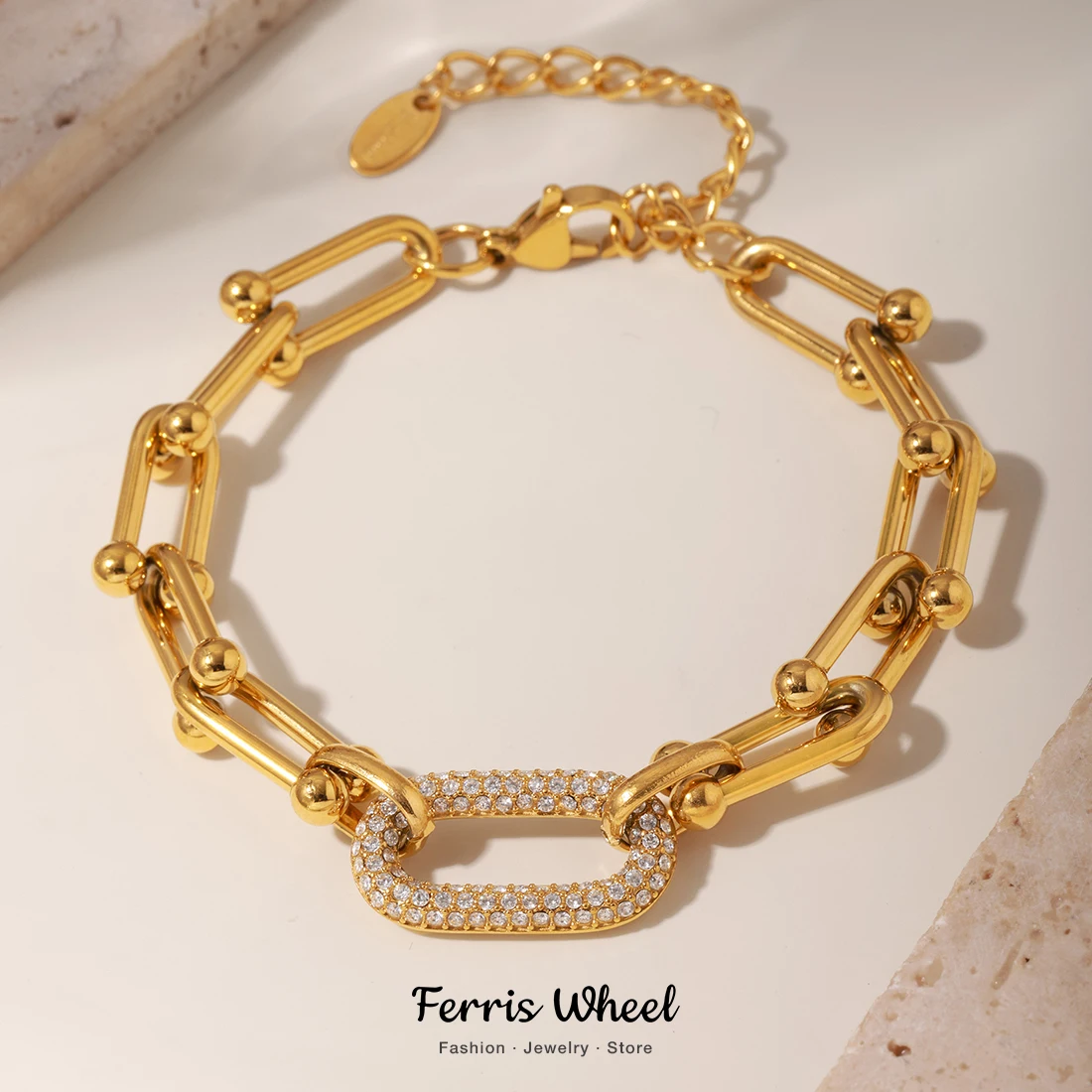 Trendy Vachette Clasp Chain Bracelet Necklace For Women Gold Plated Zircon Pendant Luxury Waterproof Bangle Jewelry Gift
Trendy Vachette Clasp Chain Bracelet Necklace For Women Gold Plated Zircon Pendant Luxury Waterproof Bangle Jewelry Gift