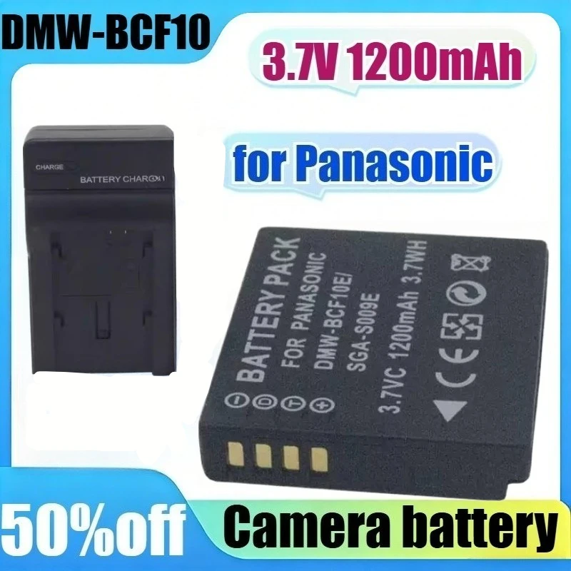 DMW-BCF10 for Panasonic DMW-BCF10E FX48 FX66 FX40 FX60 FX65 FX68FX70 3.7V 1200mAh Camera Battery with Charger
DMW-BCF10 for Panasonic DMW-BCF10E FX48 FX66 FX40 FX60 FX65 FX68FX70 3.7V 1200mAh Camera Battery with Charger