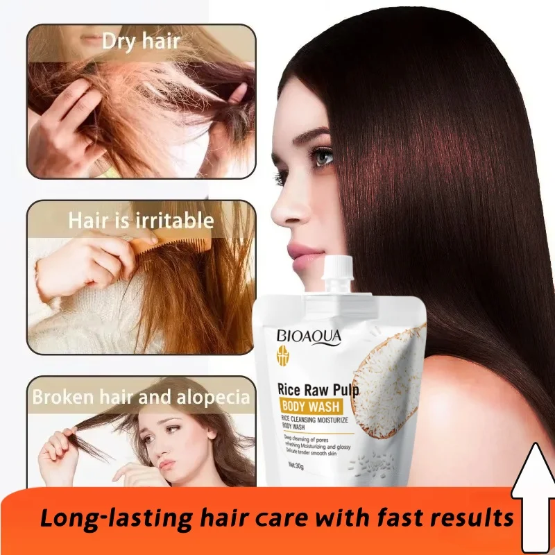 Mascarilla mágica para el cabello con queratina de arroz, reparación en 5 segundos de pelos fríos dañados, suave, brillante, hid
Mascarilla mágica para el cabello con queratina de arroz, reparación en 5 segundos de pelos fríos dañados, suave, brillante, hid