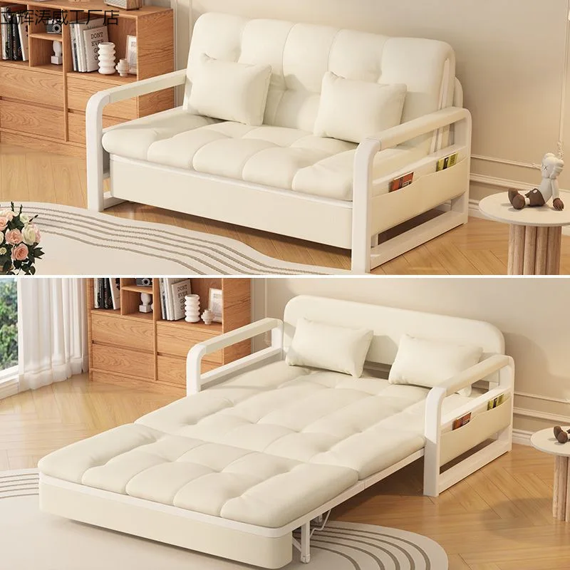 Cream cloud folding sofa bed dual-purpose sofa living room 2025 new small apartment telescopic pull-out bed rental house
Cream cloud folding sofa bed dual-purpose sofa living room 2025 new small apartment telescopic pull-out bed rental house