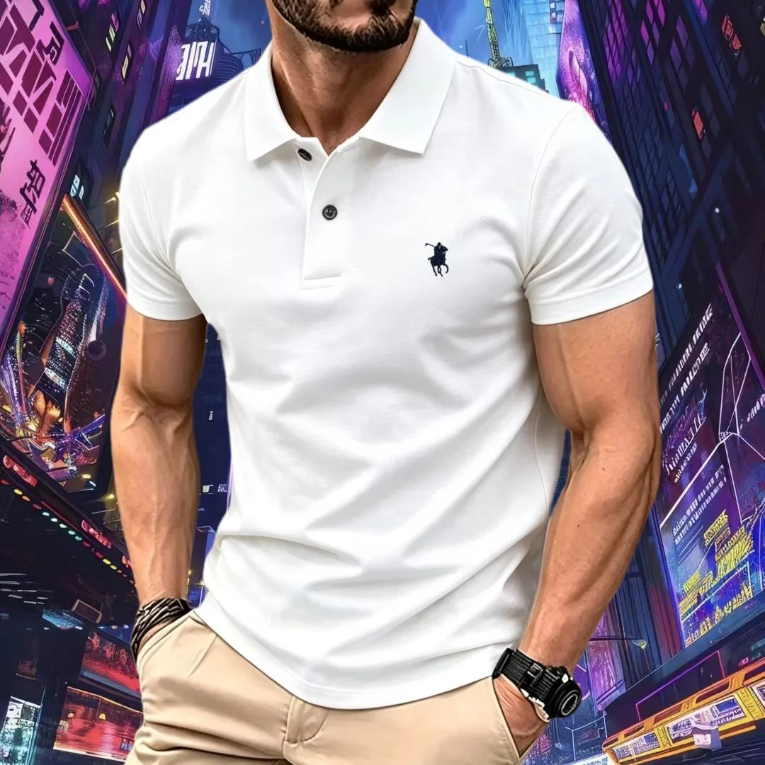 2026 high-end brand luxury fashion summer 100% pure cotton men's short sleeve polo shirt pony embroidery golf casual top T-shirt
2026 high-end brand luxury fashion summer 100% pure cotton men's short sleeve polo shirt pony embroidery golf casual top T-shirt