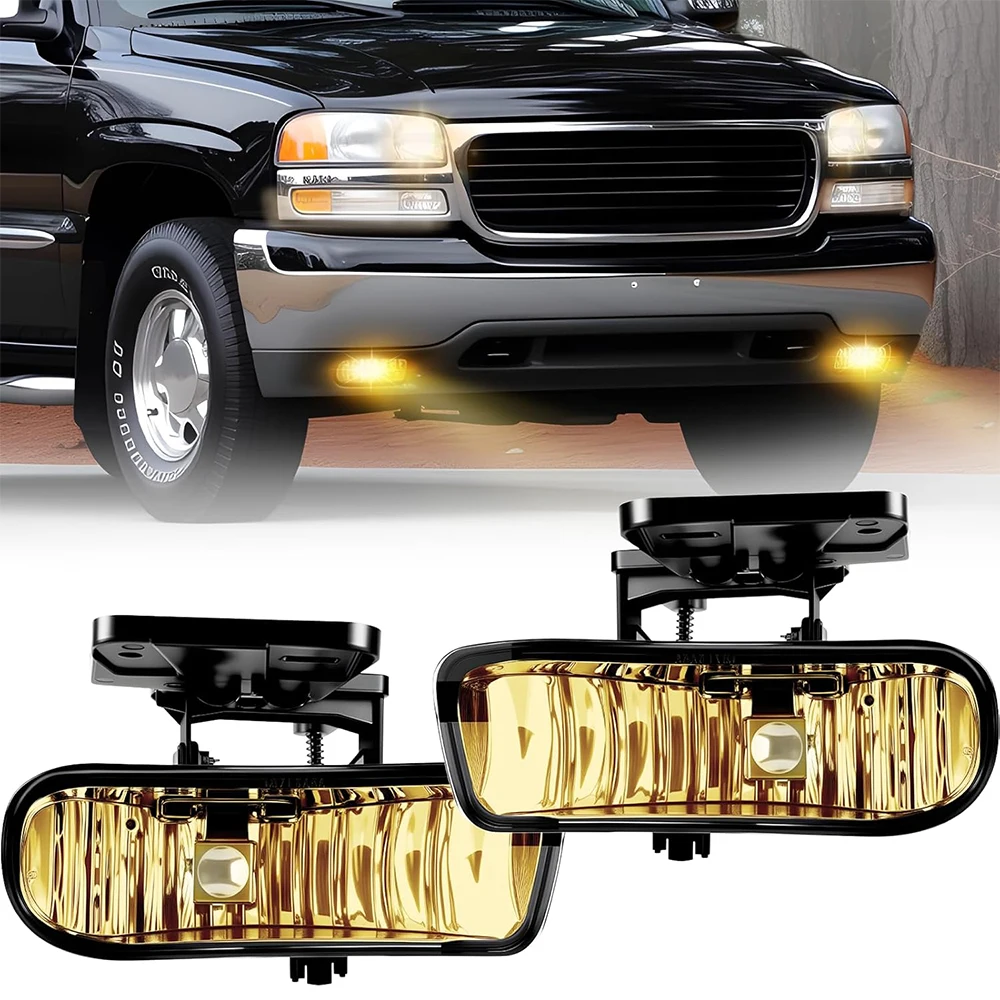 Галогенные противотуманные фары для GMC Yukon 2000-2006, янтарные противотуманные фары в сборе для GMC Sierra 1999-2002
Галогенные противотуманные фары для GMC Yukon 2000-2006, янтарные противотуманные фары в сборе для GMC Sierra 1999-2002