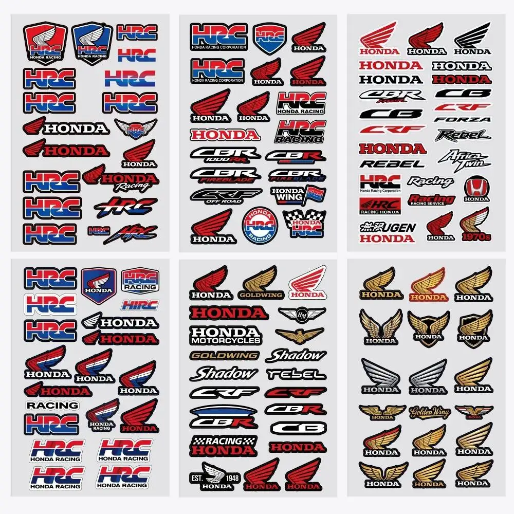 FOR HONDA HRC H WING Reflective Motorcycle Stickers Waterproof Vinyl Decals for Motorbike Helmet Fuel Tank Bike
FOR HONDA HRC H WING Reflective Motorcycle Stickers Waterproof Vinyl Decals for Motorbike Helmet Fuel Tank Bike