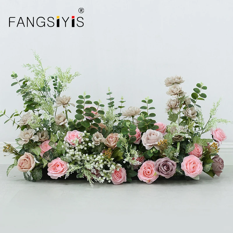 100CM DIY Wedding Pink Sen series Silk Rose Artificial Floral Row Marriage Backdrop Stage Decoration Roadway flower arrangement
100CM DIY Wedding Pink Sen series Silk Rose Artificial Floral Row Marriage Backdrop Stage Decoration Roadway flower arrangement
