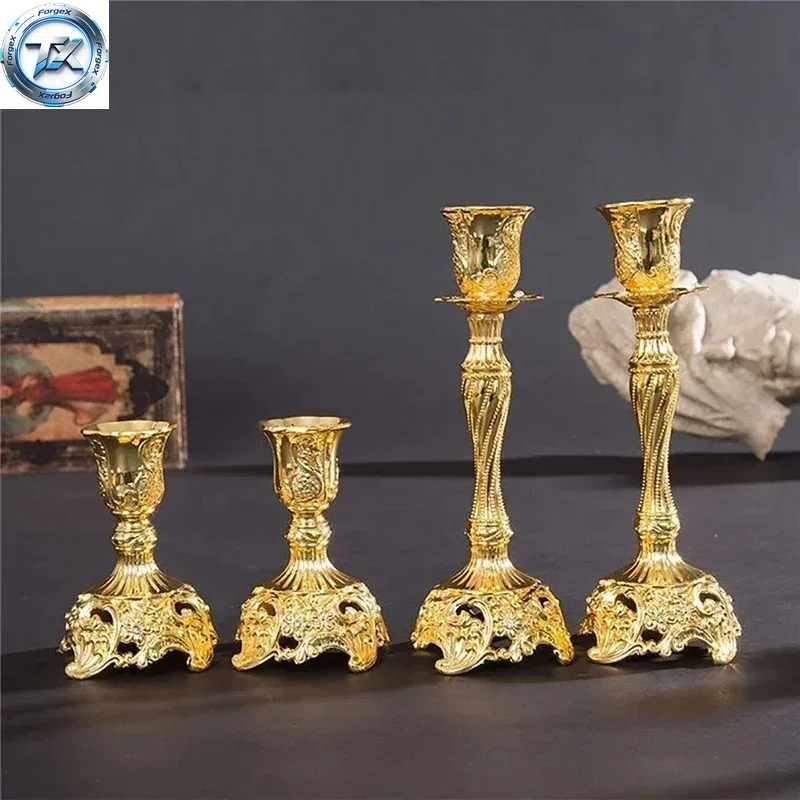【Multi-functional】2pcs Retro Candlestick Gold Silver Candle Holder Wedding Centerpieces Candle Holders Banquet Dinning Table Dec
【Multi-functional】2pcs Retro Candlestick Gold Silver Candle Holder Wedding Centerpieces Candle Holders Banquet Dinning Table Dec