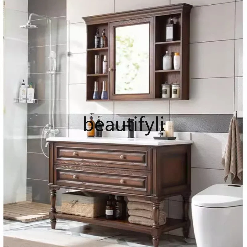 xz1American ceramic basin bathroom mirror cabinet combination oak bathroom washbasin hand washbasin
xz1American ceramic basin bathroom mirror cabinet combination oak bathroom washbasin hand washbasin