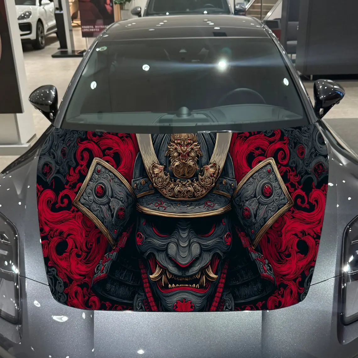 Samurai Red Blossom Aesthetic Exploration PVC Car Engine Hood Vinyl Wraps, Self-Adhesive Waterproof Car Hood Decal Sticker, Car
Samurai Red Blossom Aesthetic Exploration PVC Car Engine Hood Vinyl Wraps, Self-Adhesive Waterproof Car Hood Decal Sticker, Car