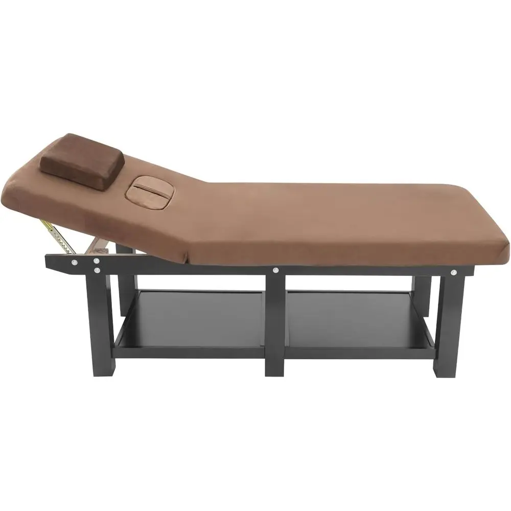 Adjustable Massage Table with 0-45° Tilt, 882lbs Capacity, Storage, Velvet & Metal Cover for Salon, Spa, and Tattoo Use (Brown)
Adjustable Massage Table with 0-45° Tilt, 882lbs Capacity, Storage, Velvet & Metal Cover for Salon, Spa, and Tattoo Use (Brown)