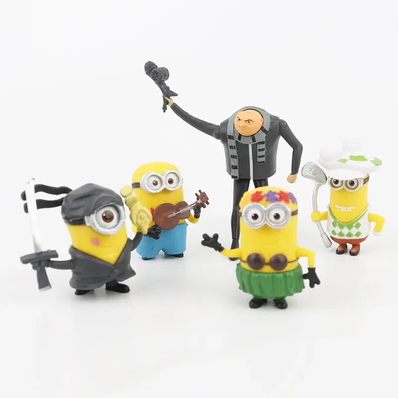New 10Pcs/set Cute Minionsed Figurines Toys 3D Eye Despicable Minionsed Action Figures Classic Toys Xmas Gifts for Children 6CM
New 10Pcs/set Cute Minionsed Figurines Toys 3D Eye Despicable Minionsed Action Figures Classic Toys Xmas Gifts for Children 6CM