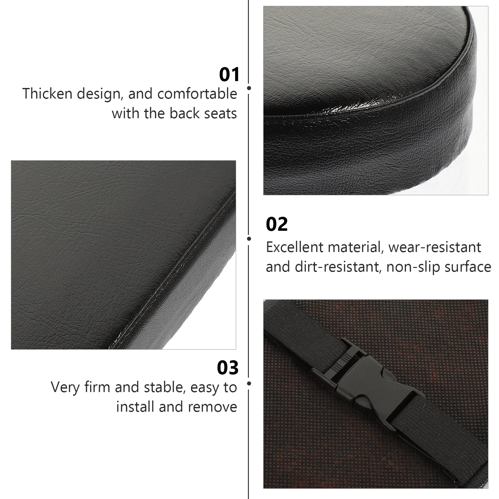 Bicycle Rear Seat Pad Comfortable Backseat for Adult Kids Durable Waterproof Bike Saddle Cushion Replacement
Bicycle Rear Seat Pad Comfortable Backseat for Adult Kids Durable Waterproof Bike Saddle Cushion Replacement