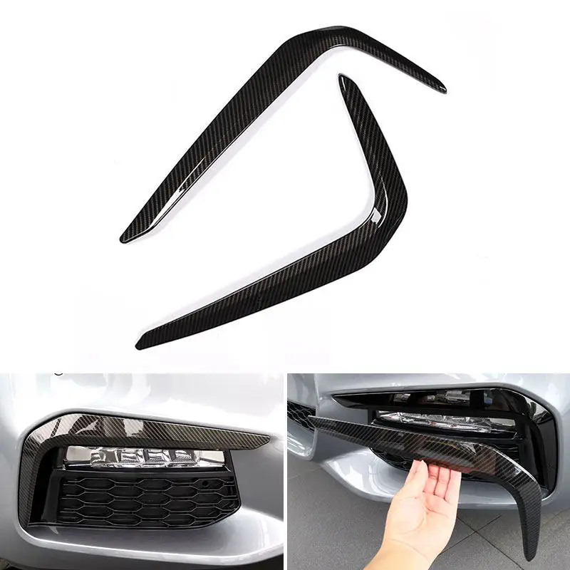 For BMW 5 Series G30 2018 - 2022 Car Accessories Carbon Fiber Pattern Head Front Fog Lights Lamp Eyelid Cover Strips Trim
For BMW 5 Series G30 2018 - 2022 Car Accessories Carbon Fiber Pattern Head Front Fog Lights Lamp Eyelid Cover Strips Trim