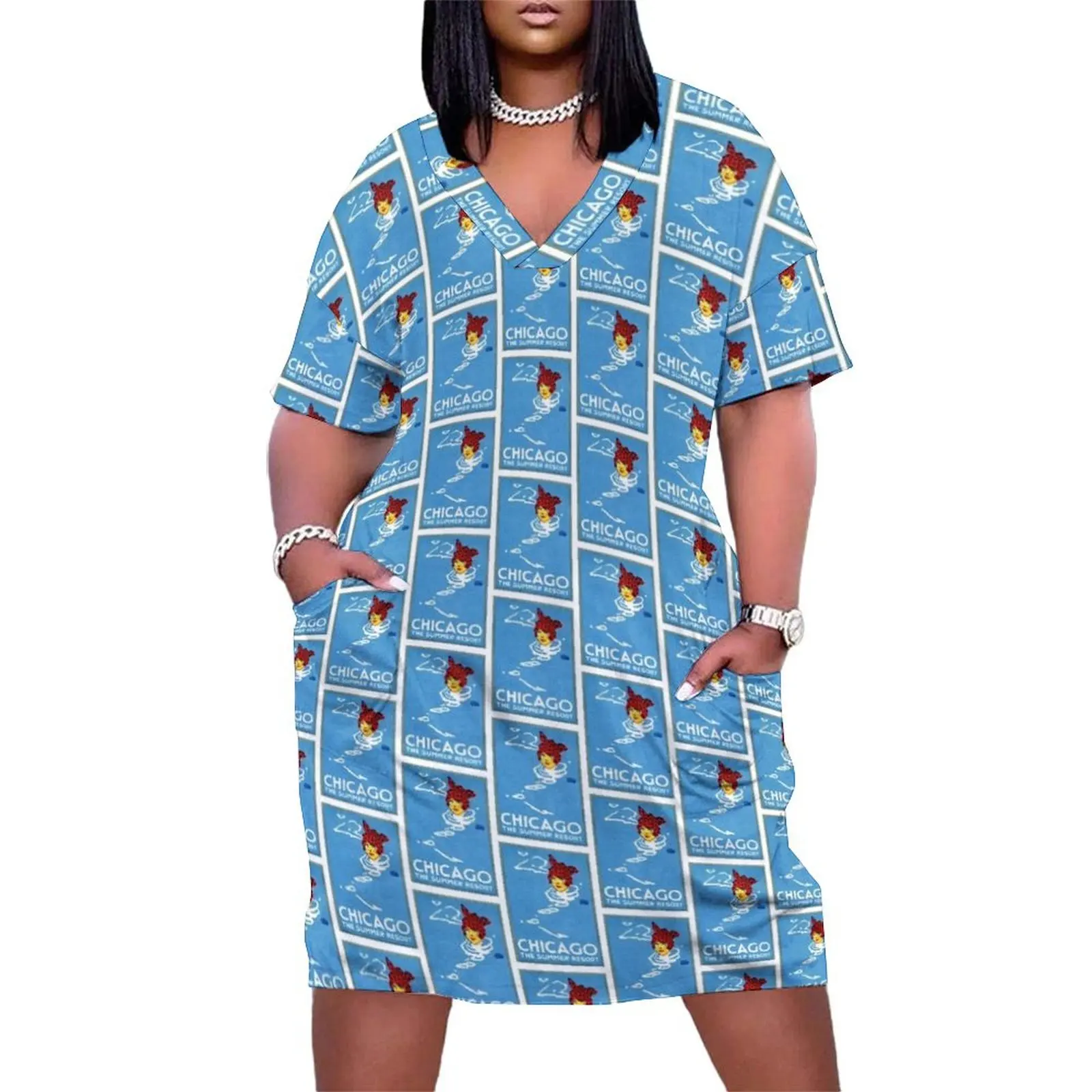 1912 Chicago The Summer Resort Loose Pocket Dress beach dress womens clothing sexy dress
1912 Chicago The Summer Resort Loose Pocket Dress beach dress womens clothing sexy dress