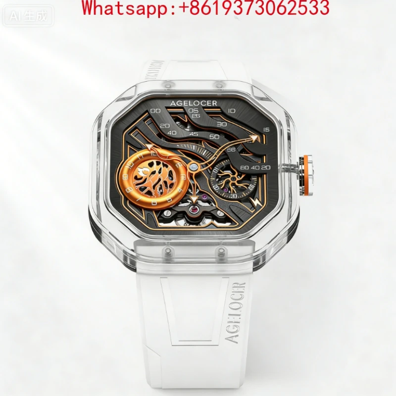 2026 New Original Volcano Watch Men's Hollow Mechanical Watch Full Transparent Crystal Case Birthday Gift
2026 New Original Volcano Watch Men's Hollow Mechanical Watch Full Transparent Crystal Case Birthday Gift