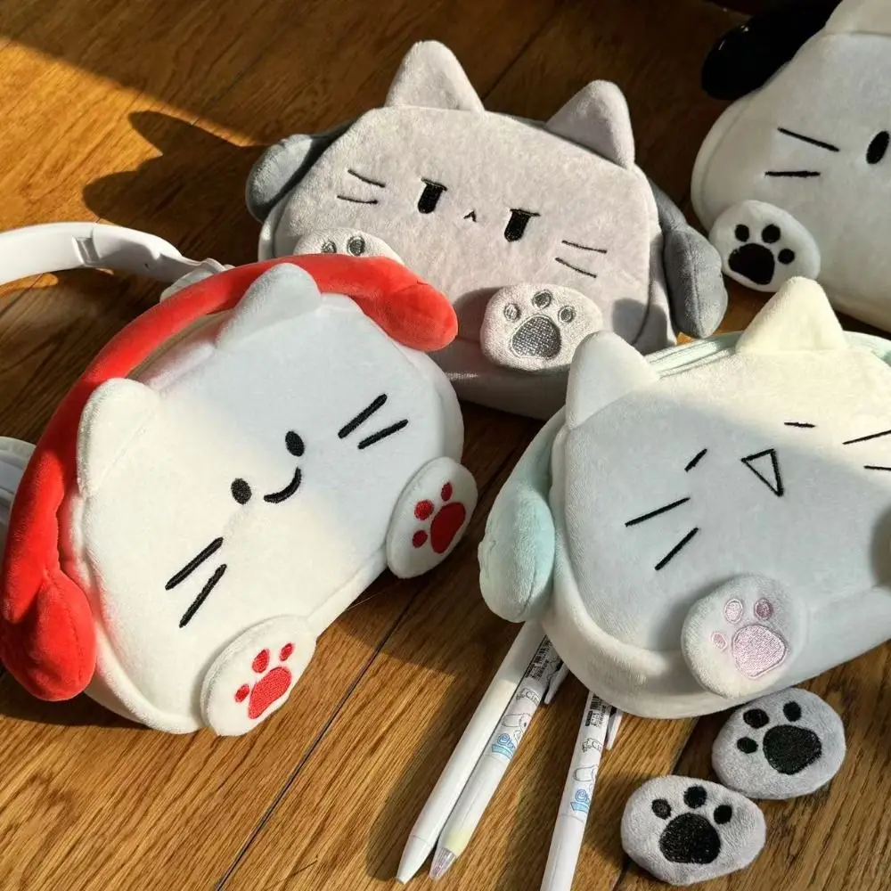 Office Use Large Capacity Cat Pencil Bag Transparent Animal Zipper Plush Pencil Case Cartoon Kawaii Cat Makeup Bag Pencil Box
Office Use Large Capacity Cat Pencil Bag Transparent Animal Zipper Plush Pencil Case Cartoon Kawaii Cat Makeup Bag Pencil Box