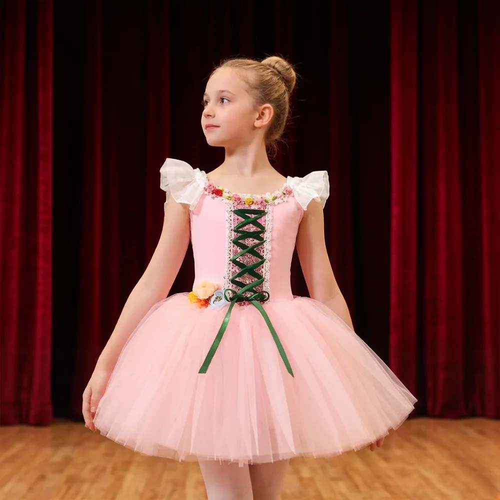 Girls' Princess Ballet Leotard Dress Elegant Gauze Tulle Skirt Stage Performance Dress for Kids Dance & Party
Girls' Princess Ballet Leotard Dress Elegant Gauze Tulle Skirt Stage Performance Dress for Kids Dance & Party