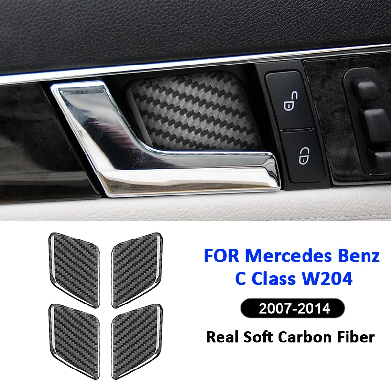 Carbon Fiber Car Inner Door Pull Handle Bowl Panel Ring Cover Trim Interior Sticker For Mercedes Benz C Class W204 2007-2014
Carbon Fiber Car Inner Door Pull Handle Bowl Panel Ring Cover Trim Interior Sticker For Mercedes Benz C Class W204 2007-2014