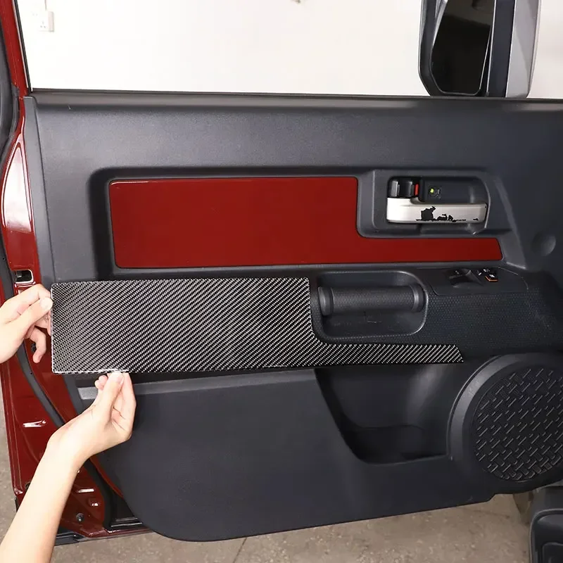 For Toyota FJ Cruiser 2007-2021 Soft Carbon Fiber Car Front Door Inner Door Panel Cover Trim Sticker Interior Car Accessories
For Toyota FJ Cruiser 2007-2021 Soft Carbon Fiber Car Front Door Inner Door Panel Cover Trim Sticker Interior Car Accessories