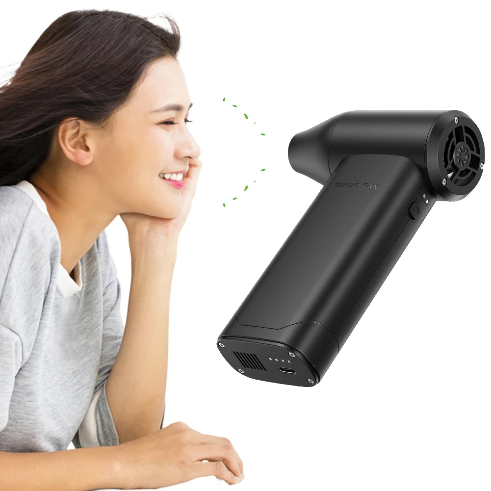 130000RPM Mini Turbo Jet Fan 52m/s Brushless Motor Air Blower USB Rechargeable Jet Blower for Computer Keyboard Outdoor Home Car
130000RPM Mini Turbo Jet Fan 52m/s Brushless Motor Air Blower USB Rechargeable Jet Blower for Computer Keyboard Outdoor Home Car
