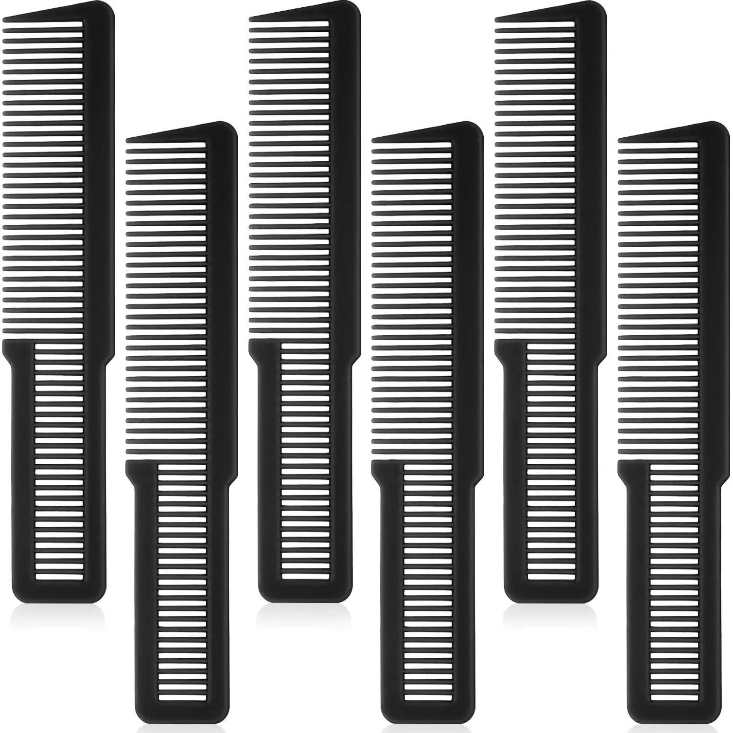 6PC Black Salon Hairdressing Comb Carbon Fiber Anti-static Hair Comb Wide Tooth Haircut Hair Trimmer Comb Styling Tool
6PC Black Salon Hairdressing Comb Carbon Fiber Anti-static Hair Comb Wide Tooth Haircut Hair Trimmer Comb Styling Tool