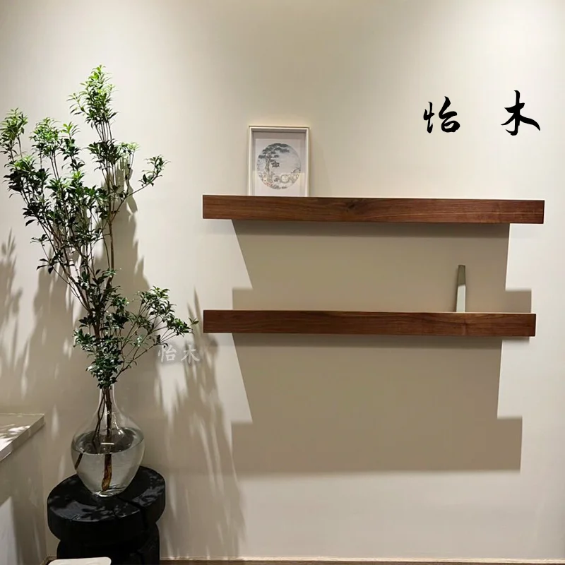 Black Walnut Floating Shelf Wall-Mounted Display Board Decorative Storage Rack for Bedroom Entryway Kitchen Use
Black Walnut Floating Shelf Wall-Mounted Display Board Decorative Storage Rack for Bedroom Entryway Kitchen Use