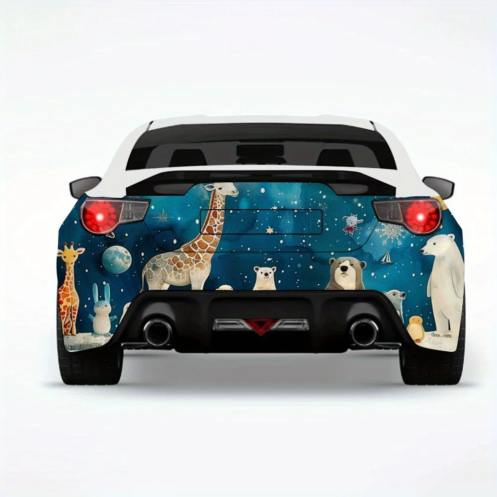 Автомобильная наклейка с изображением животных, звездной ночи, виниловая наклейка на заднюю часть автомобиля, водонепроницаемые самоклеящиеся виниловые наклейки для хвоста и бампера автомобиля, деко
Автомобильная наклейка с изображением животных, звездной ночи, виниловая наклейка на заднюю часть автомобиля, водонепроницаемые самоклеящиеся виниловые наклейки для хвоста и бампера автомобиля, деко