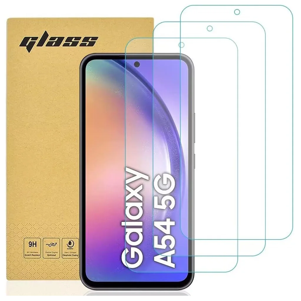 3pcs Tempered Glass Screen Protectors For Samsung Galaxy A54 4G/5G Glass Film
3pcs Tempered Glass Screen Protectors For Samsung Galaxy A54 4G/5G Glass Film