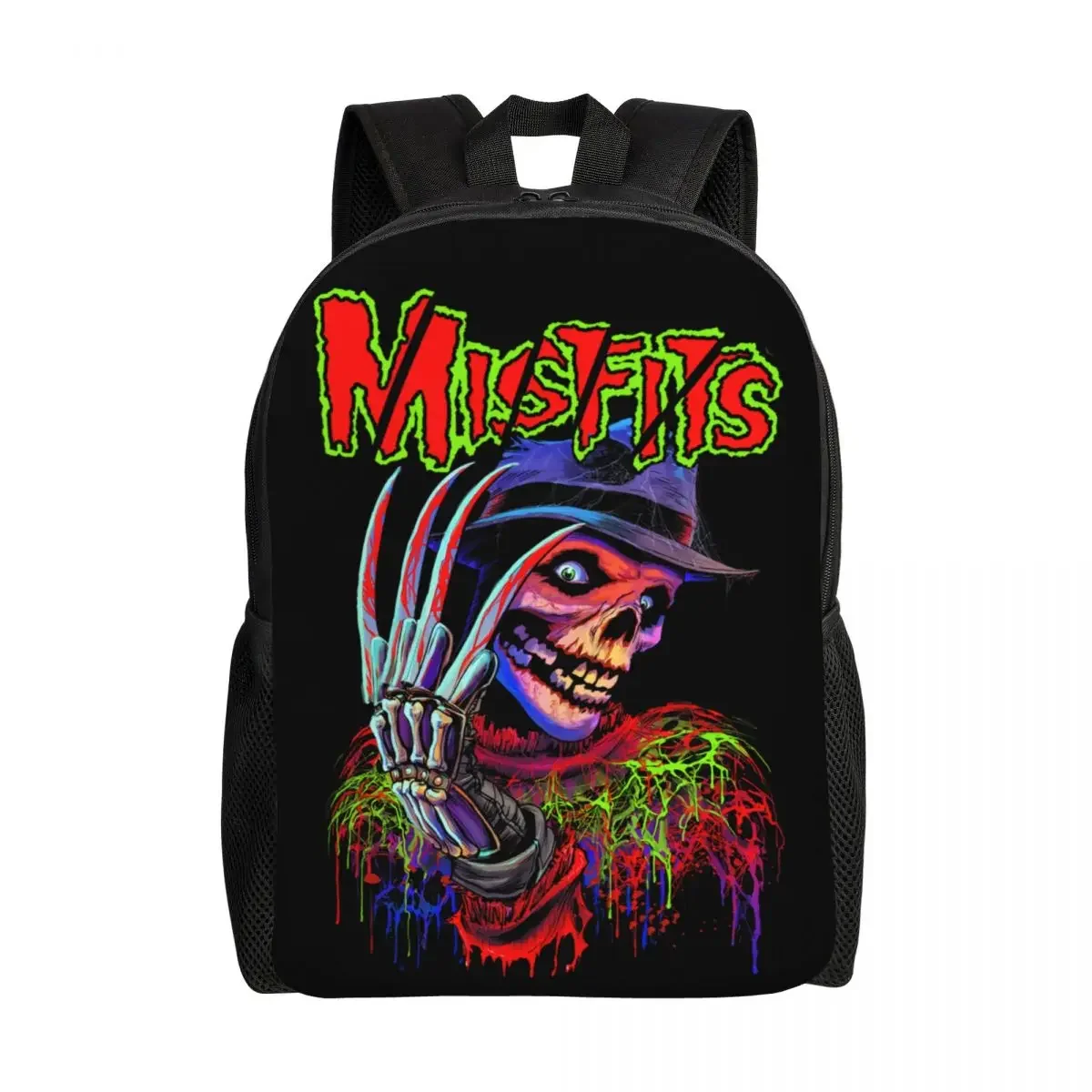 Custom Misfits Skull Backpack for Women Men Water Resistant College School Heavy Metal Rock Punk Band Bag Printing Bookbag
Custom Misfits Skull Backpack for Women Men Water Resistant College School Heavy Metal Rock Punk Band Bag Printing Bookbag