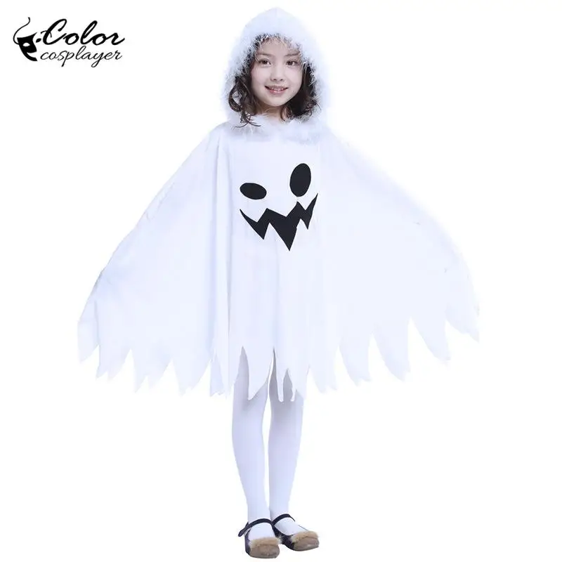Child Ghost Cosplay Costume Halloween Outfit White Cloak Stage Performances Suits Cute Ghost Dress Up Holiday Kid Clothes
Child Ghost Cosplay Costume Halloween Outfit White Cloak Stage Performances Suits Cute Ghost Dress Up Holiday Kid Clothes